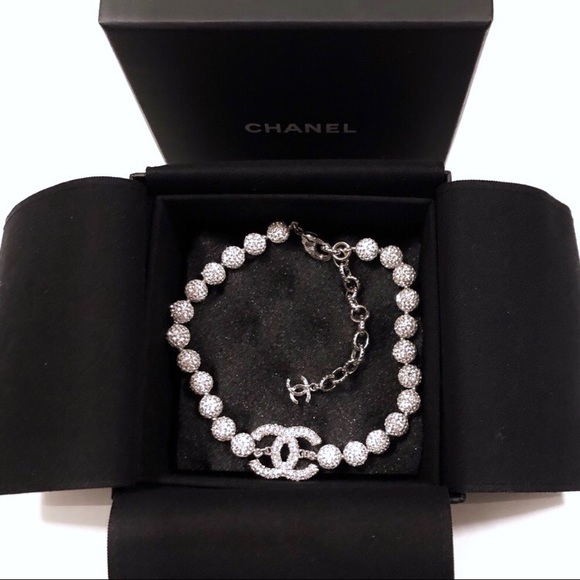 🚫SOLD🚫 Chanel Crystal Ball Choker Necklace - Picture 4 of 8
